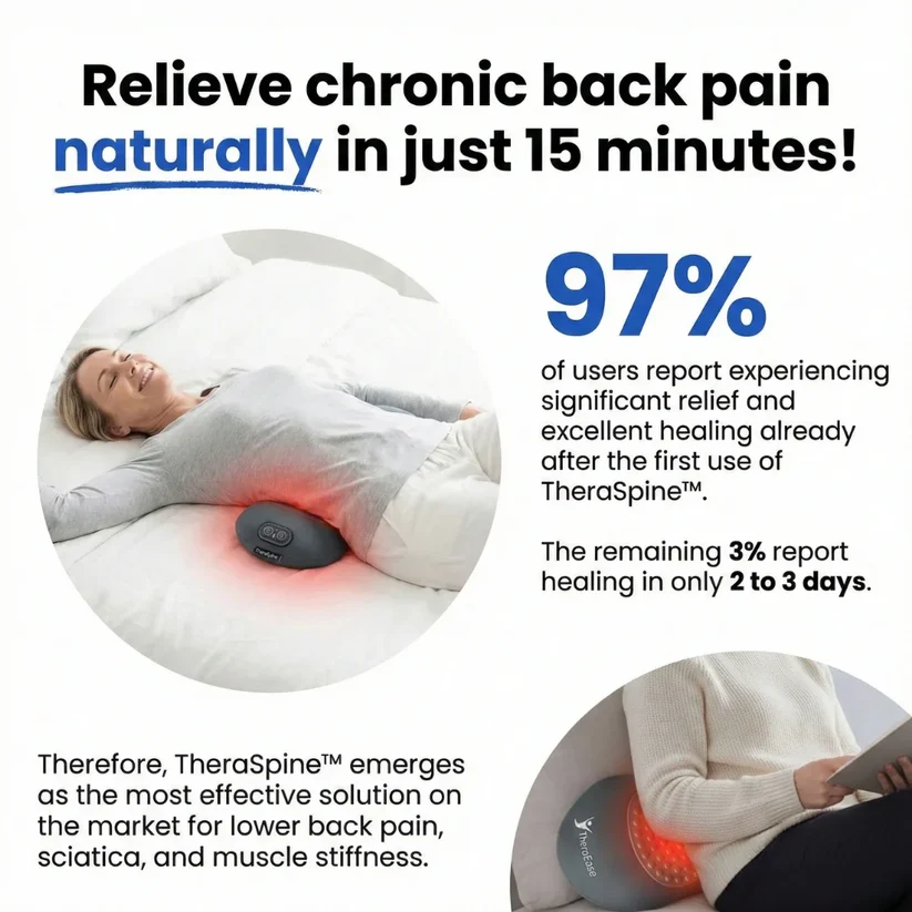 3-in-1 Heated Back Relief Massager — Instant Comfort for Lower Back & Sciatica
