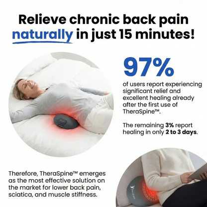 3-in-1 Heated Back Relief Massager — Instant Comfort for Lower Back & Sciatica